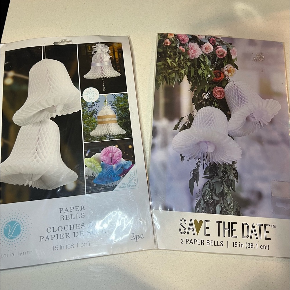 Bridal Tissue Paper Bells - 2 pcks